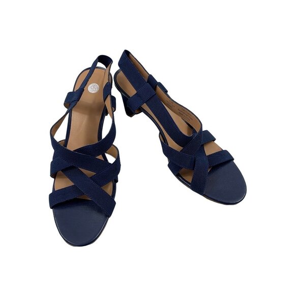Dressbarn Women's Navy Blue Low Heels - Picture 1 of 6